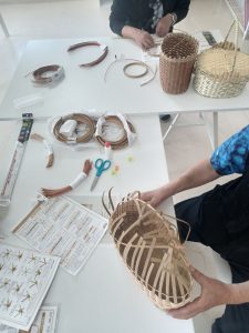 カゴの制作